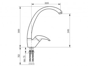 Смеситель MS-001 в Юрюзани - yuryuzan.mebel74.com | фото 2