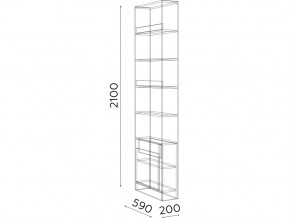 Стеллаж Гринвич мод.10 в Юрюзани - yuryuzan.mebel74.com | фото 2