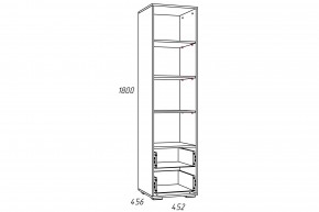 Стеллаж Лилу НМ 041.03 Птички в Юрюзани - yuryuzan.mebel74.com | фото 2