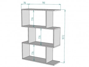 Стеллаж S53 в Юрюзани - yuryuzan.mebel74.com | фото 3