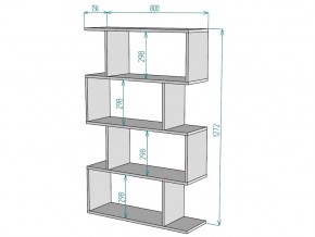 Стеллаж S54 в Юрюзани - yuryuzan.mebel74.com | фото 3