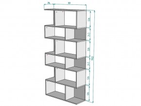 Стеллаж S9 в Юрюзани - yuryuzan.mebel74.com | фото 3