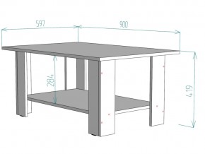 Стол журнальный TC1 в Юрюзани - yuryuzan.mebel74.com | фото 3