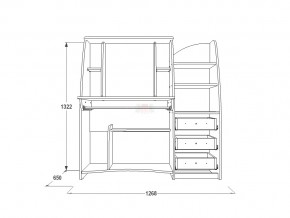 Стол компьютерный СК 1 венге/млечный дуб в Юрюзани - yuryuzan.mebel74.com | фото 3