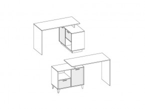 Стол письменный Эго Ст-2 белый глянец на ножках в Юрюзани - yuryuzan.mebel74.com | фото 2