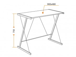 Стол WD-09 concrete в Юрюзани - yuryuzan.mebel74.com | фото 2