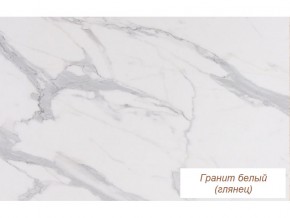 Столешница Гранит белый глянец 26 мм в Юрюзани - yuryuzan.mebel74.com | фото 1