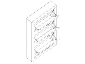 Тумба для обуви BUT 3D Коен Ясень Снежный в Юрюзани - yuryuzan.mebel74.com | фото 2