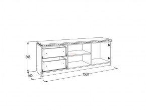 Тумба для теле-радио аппаратуры Ольга 13 в Юрюзани - yuryuzan.mebel74.com | фото 3