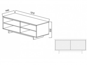 Тумба для ТВА Moderno-1200 Ф4 в Юрюзани - yuryuzan.mebel74.com | фото 4