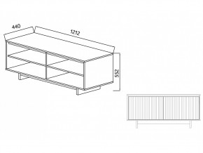 Тумба для ТВА Moderno-1200 Ф5 в Юрюзани - yuryuzan.mebel74.com | фото 4