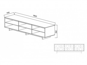 Тумба для ТВА Moderno-1800 Ф2 в Юрюзани - yuryuzan.mebel74.com | фото 4