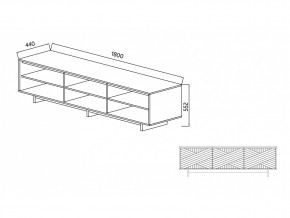 Тумба для ТВА Moderno-1800 Ф3 в Юрюзани - yuryuzan.mebel74.com | фото 4