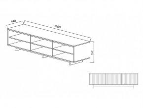 Тумба для ТВА Moderno-1800 Ф5 в Юрюзани - yuryuzan.mebel74.com | фото 5