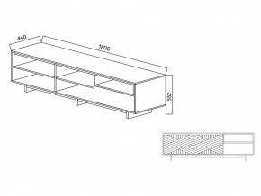 Тумба для ТВА Moderno-1800 В-1 Ф3 в Юрюзани - yuryuzan.mebel74.com | фото 4