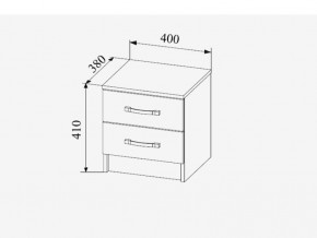 Тумба прикроватная Софи СТБ400.1 в Юрюзани - yuryuzan.mebel74.com | фото 2