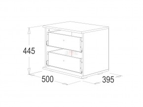 Тумба с 2-мя ящиками Ольга 14 в Юрюзани - yuryuzan.mebel74.com | фото 2