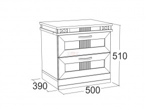 Тумба с 2-мя ящиками Ольга 18 в Юрюзани - yuryuzan.mebel74.com | фото 2