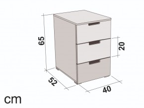 Тумба Svogen бежево-белый в Юрюзани - yuryuzan.mebel74.com | фото 2