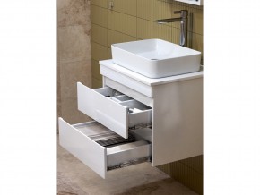 Тумба Urban 600-0-2 со столешницей подвесная в Юрюзани - yuryuzan.mebel74.com | фото 2