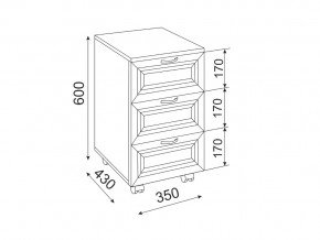 Тумба универсальная модуль 19 в Юрюзани - yuryuzan.mebel74.com | фото 2