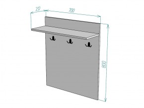 Вешалка Лофт V12 в Юрюзани - yuryuzan.mebel74.com | фото 3