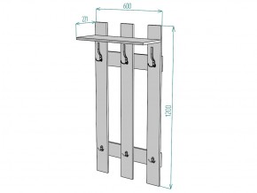 Вешалка V2 в Юрюзани - yuryuzan.mebel74.com | фото 3