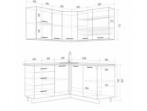 Угловой кухонный гарнитур Флоренс Грин в Юрюзани - yuryuzan.mebel74.com | фото 4